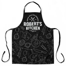 Chef Apron with Custom Name Men Personalized Gifts
