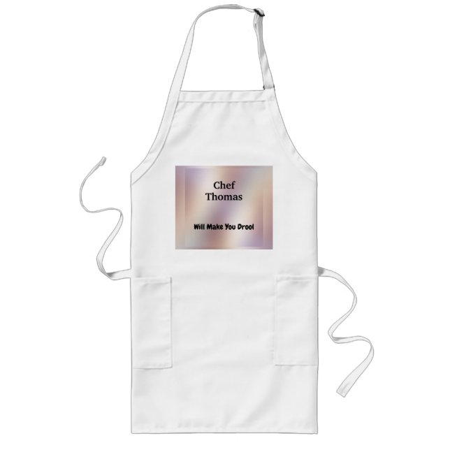 Chef Apron with Designer Background (Front)