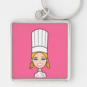 Chef Art Large Keychain by ShopDesigns at Zazzle