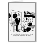 Chef at Restaurant Not Been on Television Cartoon (Front)