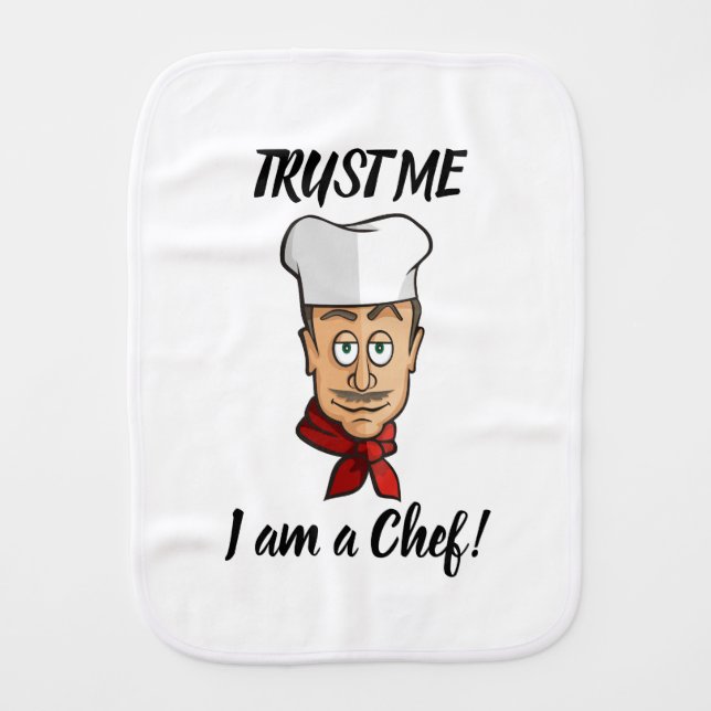 Chef Baby Burp Cloth (Front)