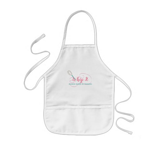 Chef Baker Whisk Bakery Swirls Kids Apron