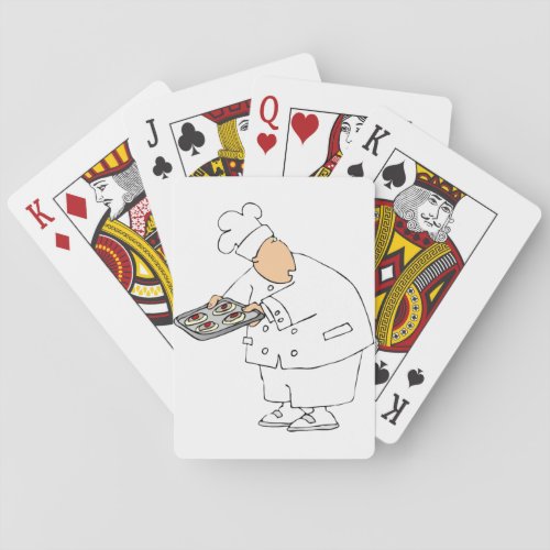Chef Baking Playing Cards