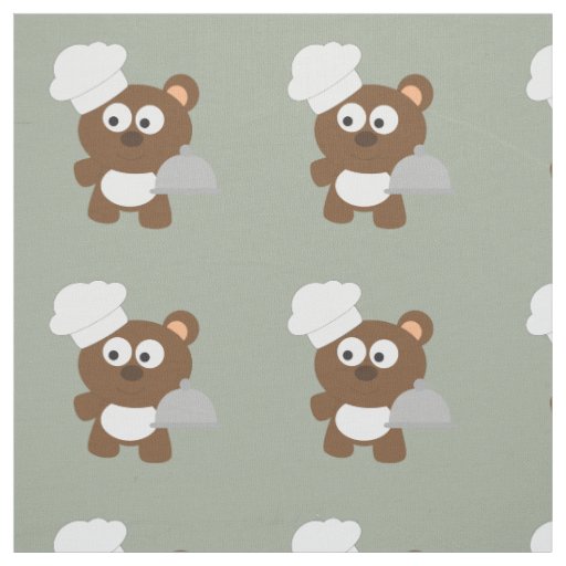 Chef Bear Fabric