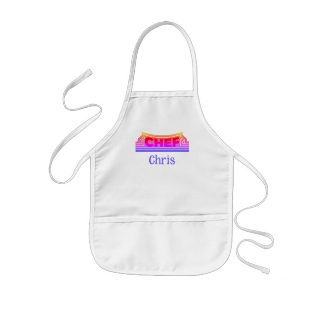 Chef Boy or Girl Kids' Apron (Front)