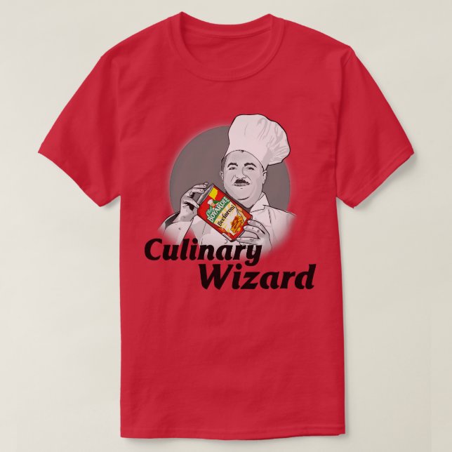 Chef Boyardee Culinary Wizard TShirt (Design Front)