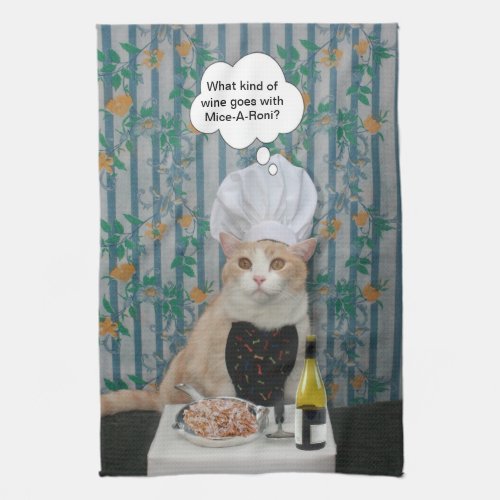 Chef Bubba Kitty Kitchen Towel