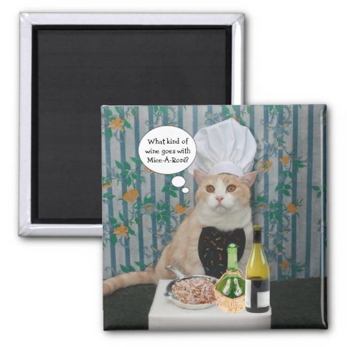 Chef Bubba Kitty Magnet