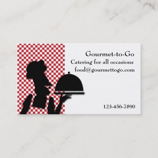 Customizable Chef Business Card