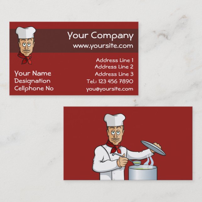 Chef Business Card (Front/Back)