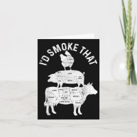 Chef Butcher Bbq Id Smoke That Pork Beef Funny Fat