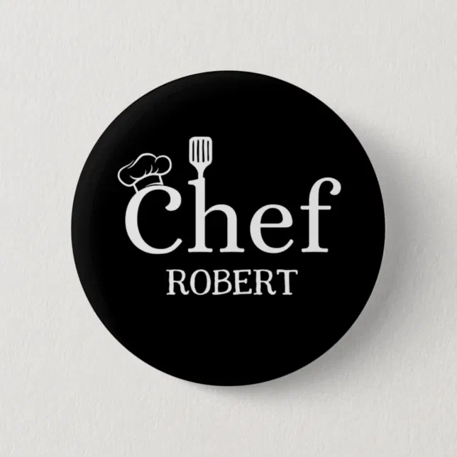 Chef Button Zazzle