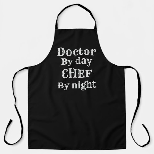 Chef by Night Mens Doctor Apron