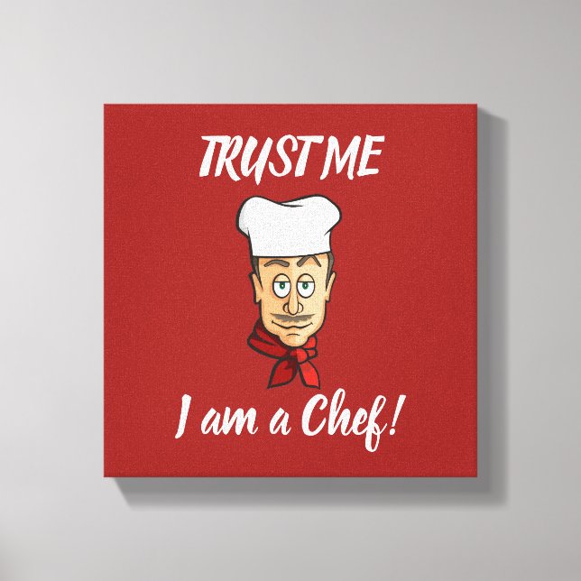 Chef Canvas Print (Front)