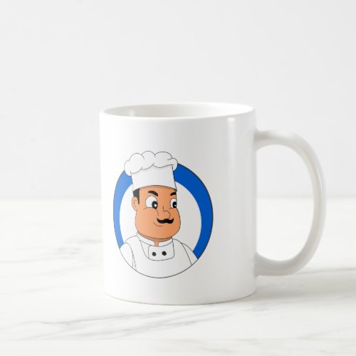 Chef cartoon coffee mug