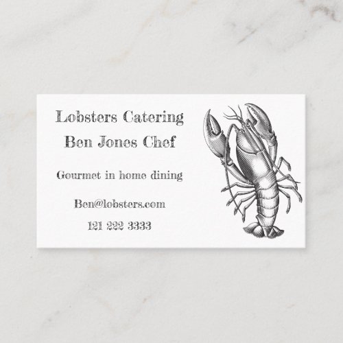 Chef  catering Business Card