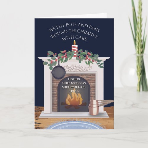 Chef catering restaurant culinary Christmas Holida Holiday Card