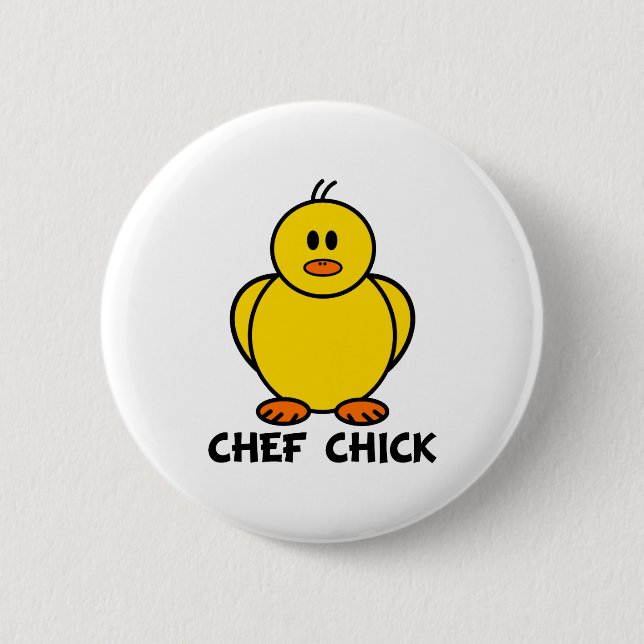 Chef Chick Button (Front)