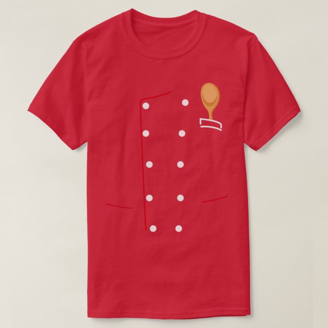Chef Coat Chef Uniform Jacket Culin  T-Shirt (Design Front)