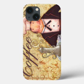 Chef Coffee Iphone 13 Case by AuraEditions at Zazzle