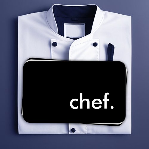 chef. (color customizable) business card template