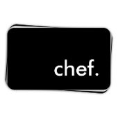 chef. (color customizable) business card