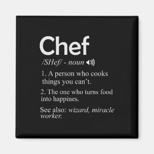 Chef Cook Bbq Funny Tee Cool Cooking Love Perfect Magnet