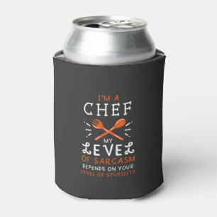 Chef Cook Funny Gift Can Cooler