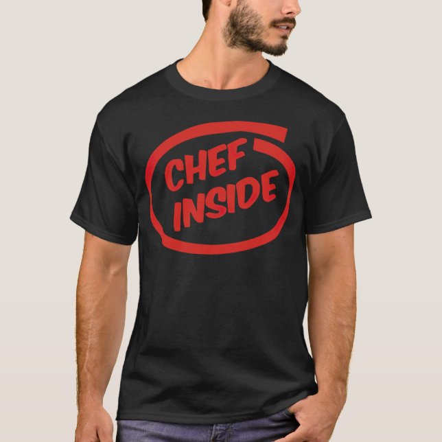 CHEF COOK funny NEW bake cooks  T-Shirt (Front)