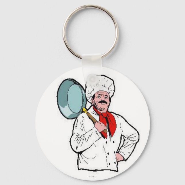 Chef Cook Keychain (Front)