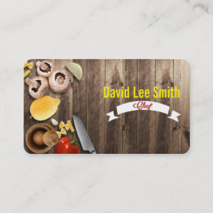 Chef/Cook service/Instructional Cooking Business Card