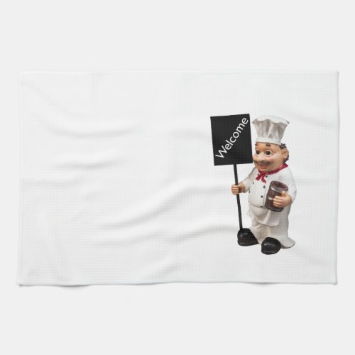 Chef cook _ WELCOME menu card Kitchen Towel