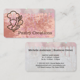 Chef Cooking Logo Culinary Restaurant Business Card