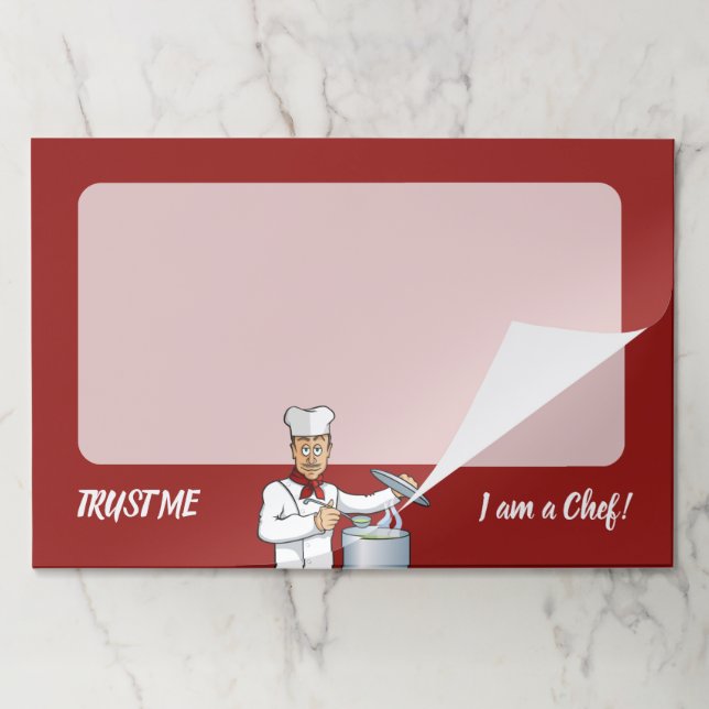 Chef Cooking Paper Pad (Folded)