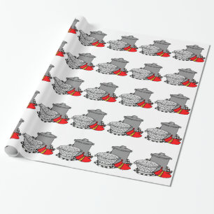 Chef Cooking Pot Gift Wrapping Paper