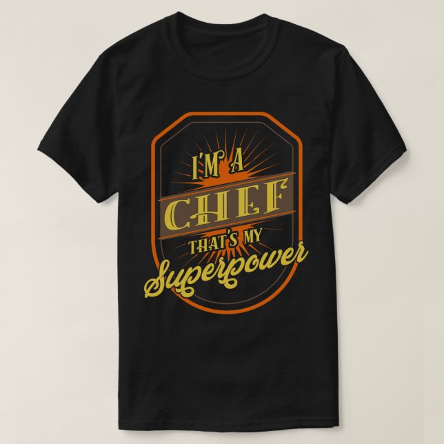 Chef Cooking T-Shirt (Design Front)