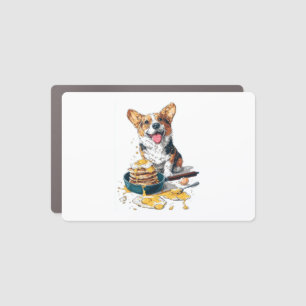 Chef Corgi – Funny Cooking Dog Car Magnet