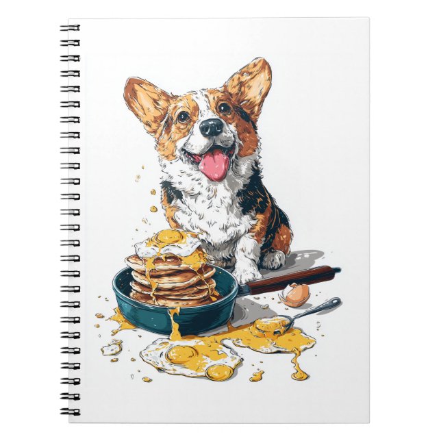 Chef Corgi � Funny Cooking Dog Notebook (Front)