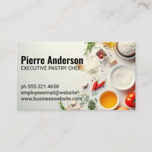 Chef   Culinary Spices and Herbs Loyalty Card