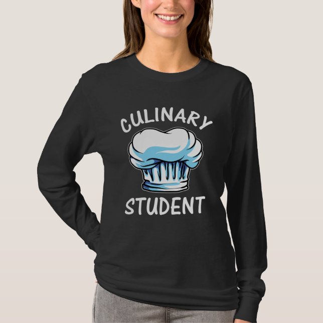 Chef Culinary Student Cooking T-Shirt (Front)