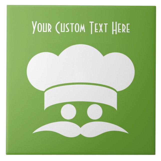 Chef custom color ceramic tiles (Front)