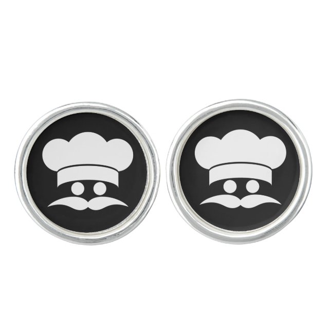 Chef custom color cufflinks (Front)