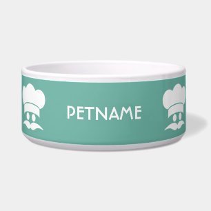 Chef custom color pet bowls