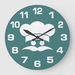 CHEF custom color wall clocks