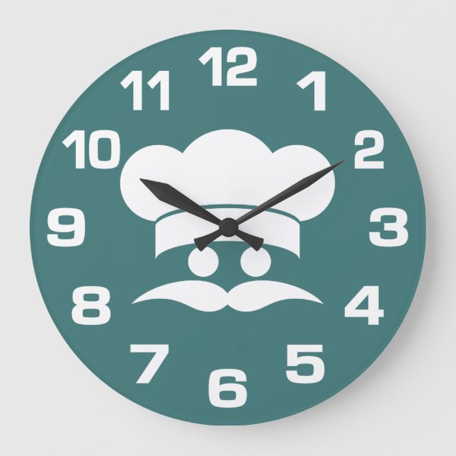CHEF custom color wall clocks (Front)