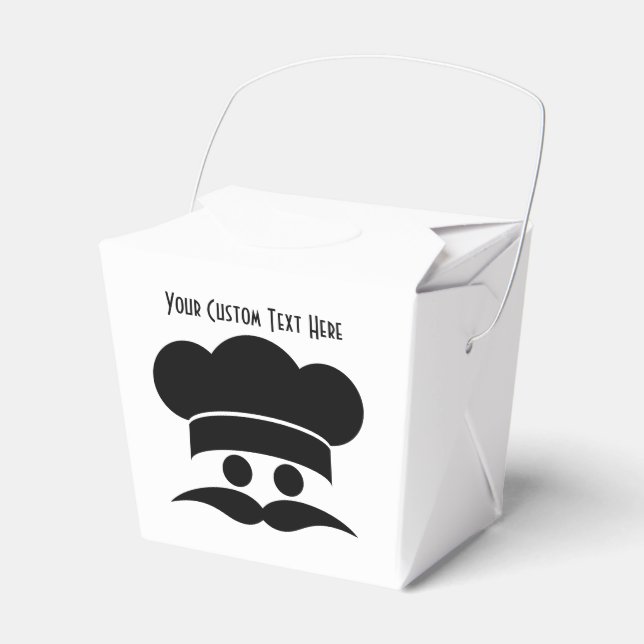 Chef custom take out box (Front Side)