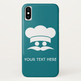 CHEF custom text & color phone cases
