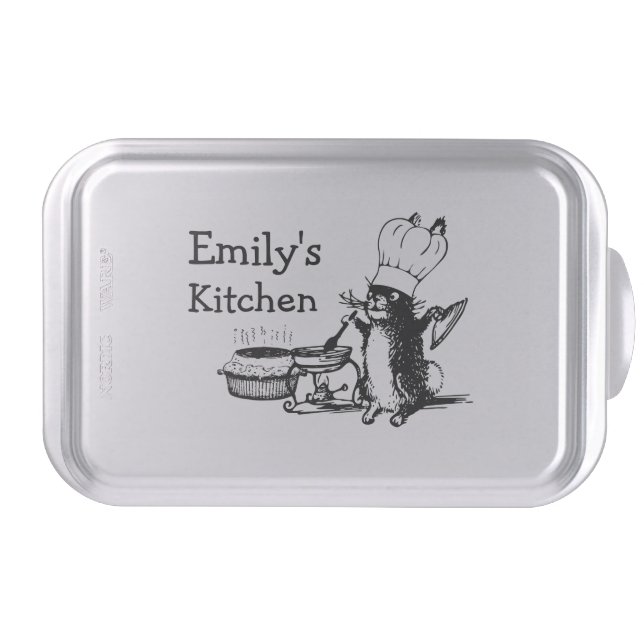 Chef Cute Bunny Cake Pan (Front)