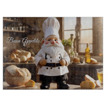 Chef Cutting Board And Buon Appetito! by Irisangel at Zazzle