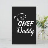 Chef daddy | Cook gift | Food Lovers Present (Standing Front)